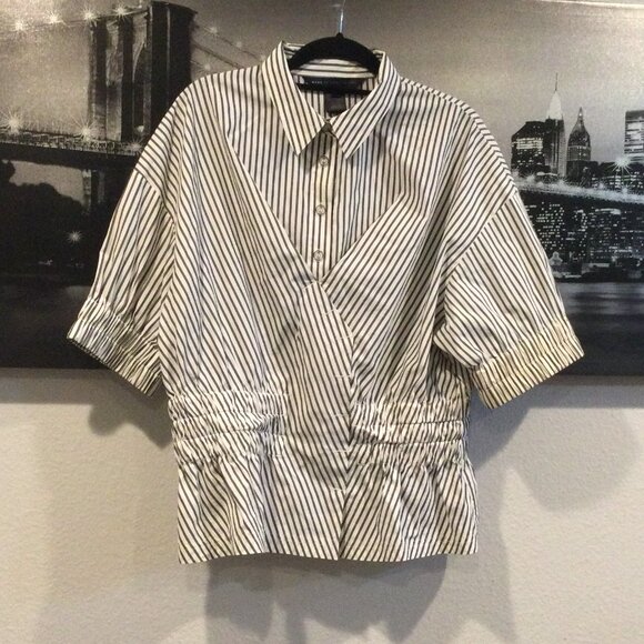 Marc By Marc Jacobs Tops - Marc By Marc Jacobs Cropped Blouse Top Women's L
